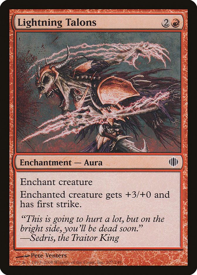 Lightning Talons [Shards of Alara] | Devastation Store