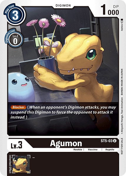 Agumon [ST5-03] (Official Tournament Pack Vol.3) [Starter Deck: Machine Black Promos] | Devastation Store