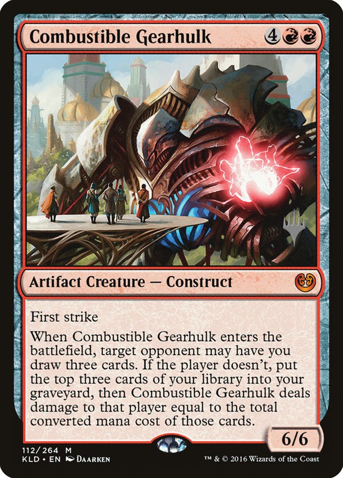 Combustible Gearhulk (Promo Pack) [Kaladesh Promos] | Devastation Store