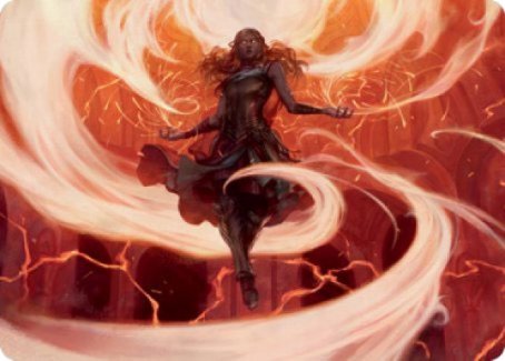 Crackle with Power Art Card [Strixhaven: School of Mages Art Series] | Devastation Store