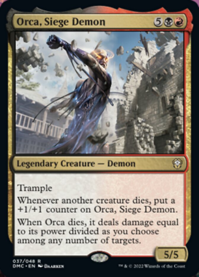 Orca, Siege Demon [Dominaria United Commander] | Devastation Store