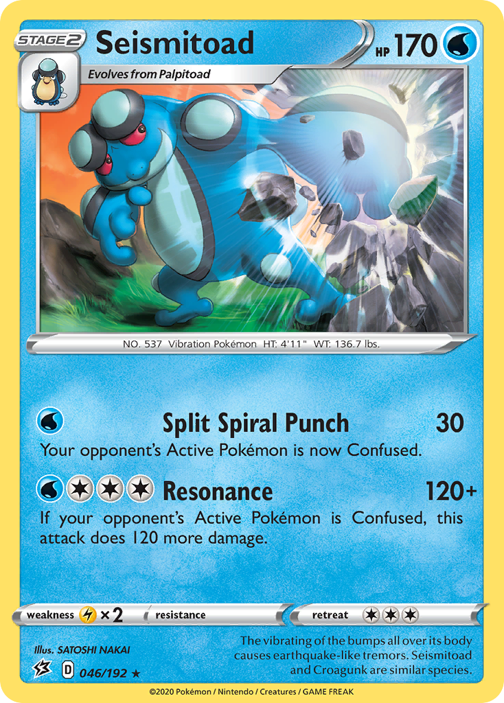 Seismitoad (046/192) [Sword & Shield: Rebel Clash] | Devastation Store