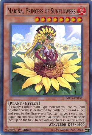 Mariña, Princess of Sunflowers [MP14-EN157] Super Rare | Devastation Store