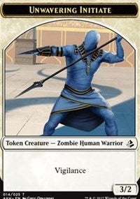 Unwavering Initiate // Wurm Token [Amonkhet Tokens] | Devastation Store