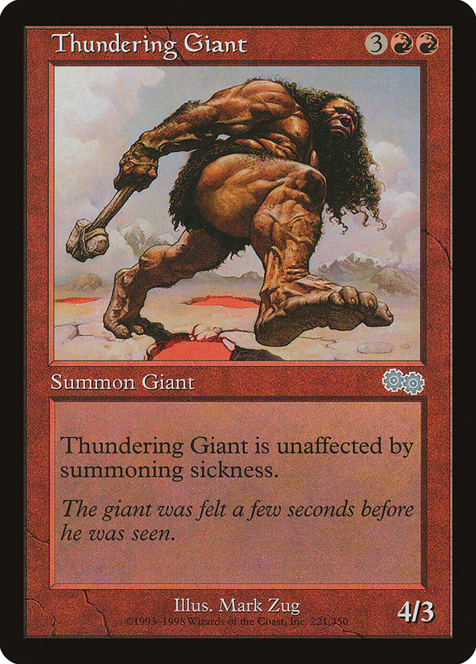 Thundering Giant [Urza's Saga] | Devastation Store