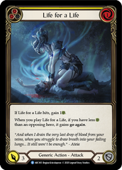 Life for a Life (Yellow) [ARC165] Unlimited Edition Rainbow Foil - Devastation Store | Devastation Store
