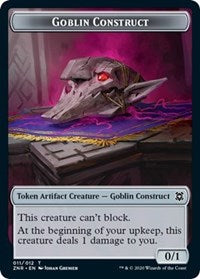 Goblin Construct // Kor Warrior Double-sided Token [Zendikar Rising Tokens] | Devastation Store