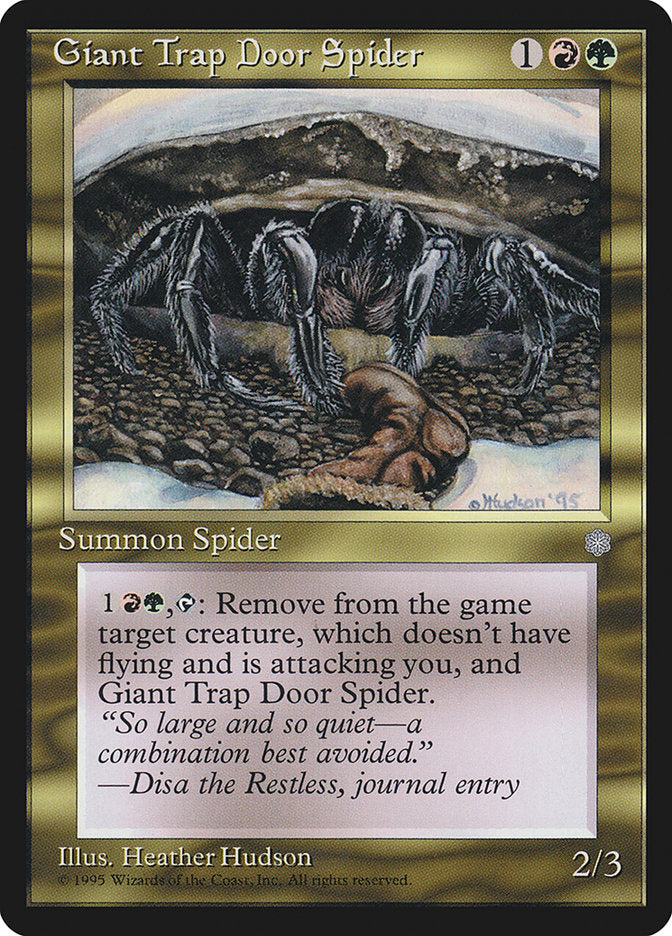 Giant Trap Door Spider [Ice Age] - Devastation Store | Devastation Store