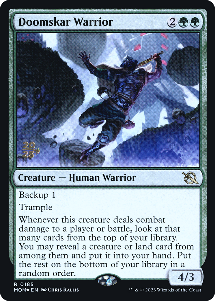 Doomskar Warrior [March of the Machine Prerelease Promos] | Devastation Store