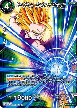 Son Gohan, Display of Strength [EX06-16] | Devastation Store