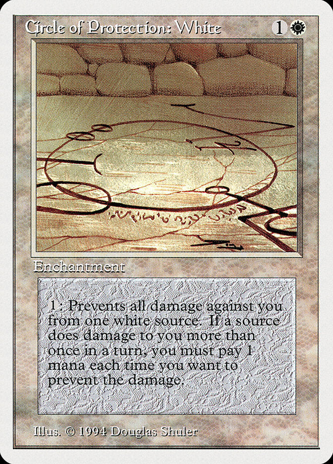 Circle of Protection: White [Summer Magic / Edgar] | Devastation Store