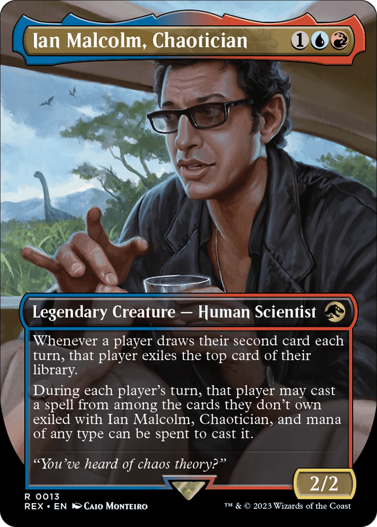 Ian Malcolm, Chaotician (Borderless) [Jurassic World Collection] | Devastation Store