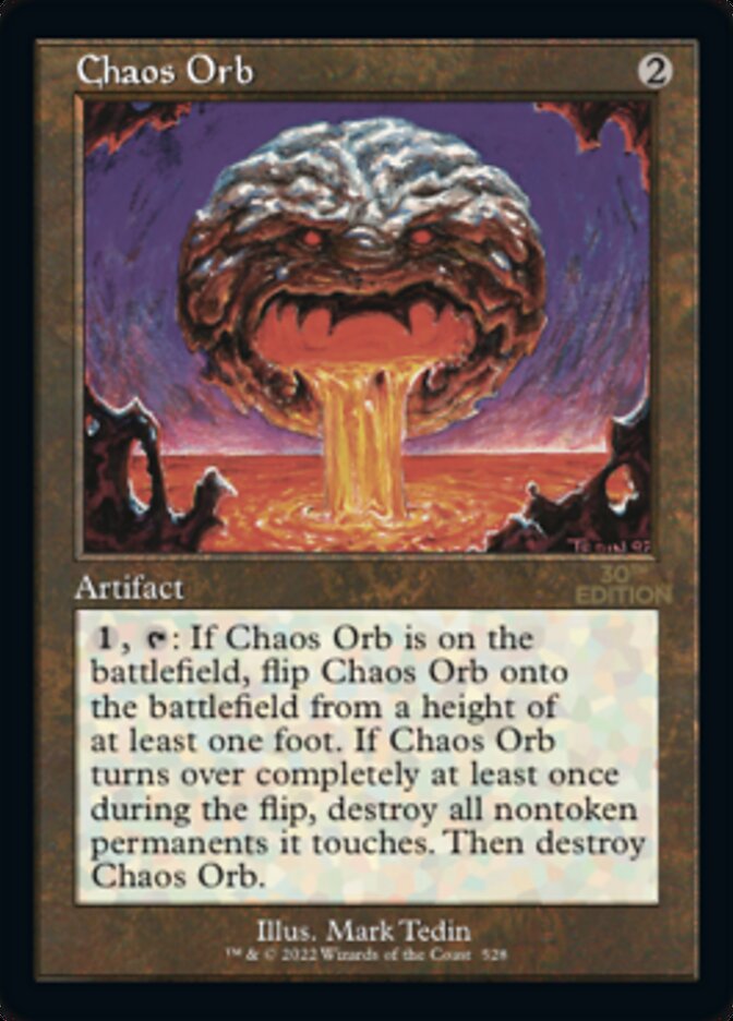 Chaos Orb (Retro) [30th Anniversary Edition] | Devastation Store