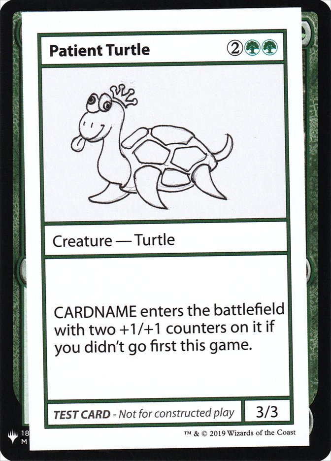 Patient Turtle [Mystery Booster Playtest Cards] | Devastation Store