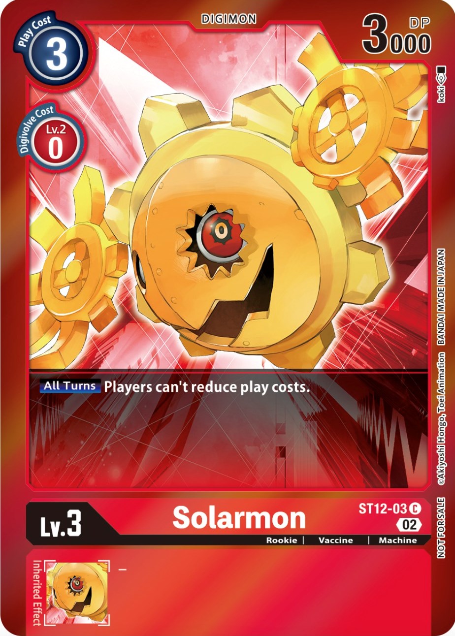 Solarmon [ST12-03] (Event Pack 4) [Starter Deck: Jesmon Promos] | Devastation Store