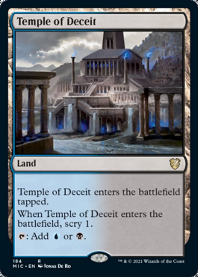 Temple of Deceit [Innistrad: Midnight Hunt Commander] | Devastation Store