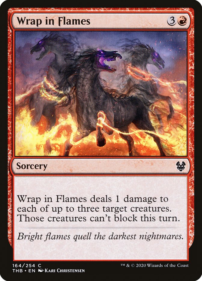 Wrap in Flames [Theros Beyond Death] | Devastation Store