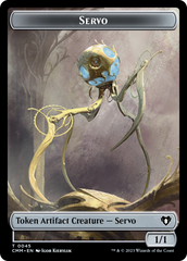 Servo // Elephant Double-Sided Token [Commander Masters Tokens] | Devastation Store