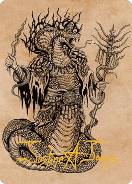 Sivriss, Nightmare Speaker Art Card (51) (Gold-Stamped Signature) [Commander Legends: Battle for Baldur's Gate Art Series] | Devastation Store