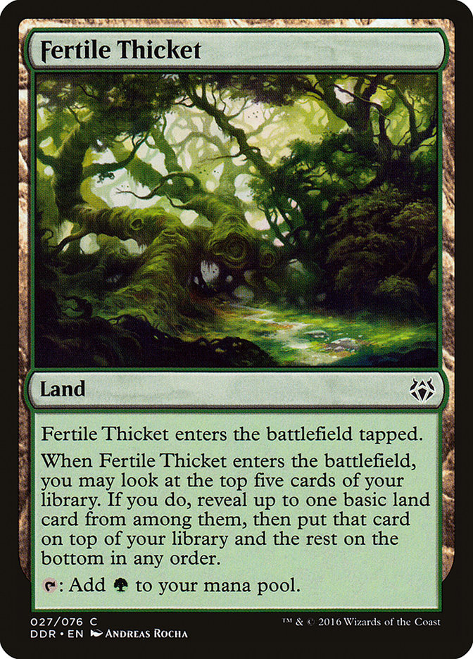 Fertile Thicket [Duel Decks: Nissa vs. Ob Nixilis] | Devastation Store