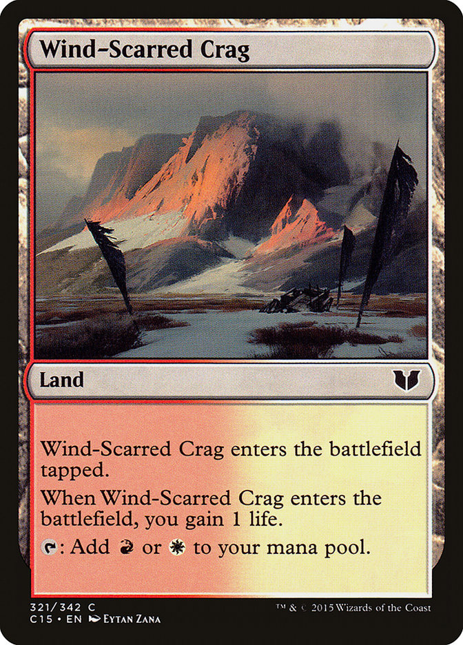 Wind-Scarred Crag [Commander 2015] | Devastation Store