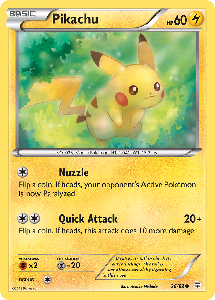 Pikachu (26/83) [XY: Generations] | Devastation Store