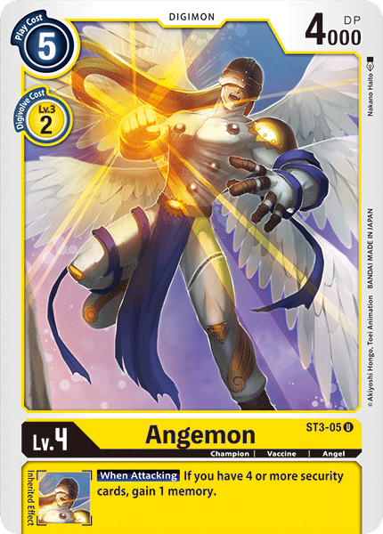 Angemon [ST3-05] [Starter Deck: Heaven's Yellow] | Devastation Store