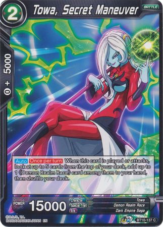 Towa, Secret Maneuver (BT10-137) [Rise of the Unison Warrior 2nd Edition] | Devastation Store