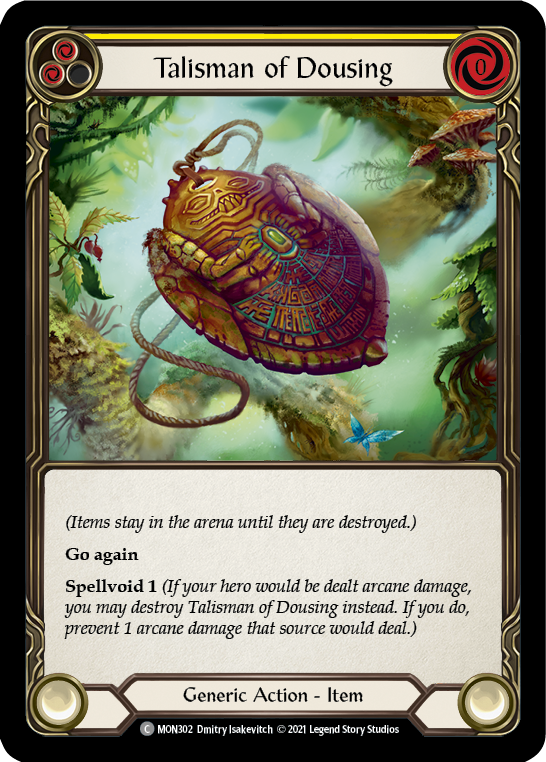 Talisman of Dousing [MON302] 1st Edition Normal - Devastation Store | Devastation Store