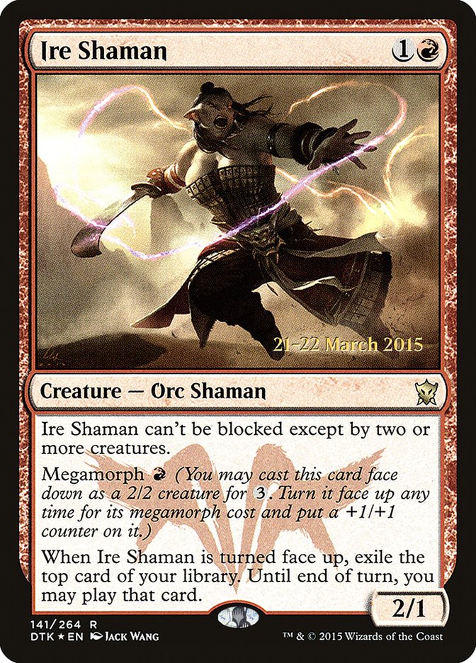 Ire Shaman  [Dragons of Tarkir Prerelease Promos] | Devastation Store