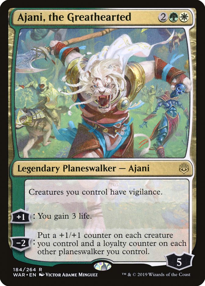 Ajani, the Greathearted [War of the Spark] | Devastation Store