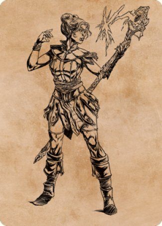 Neera, Wild Mage Art Card [Commander Legends: Battle for Baldur's Gate Art Series] | Devastation Store