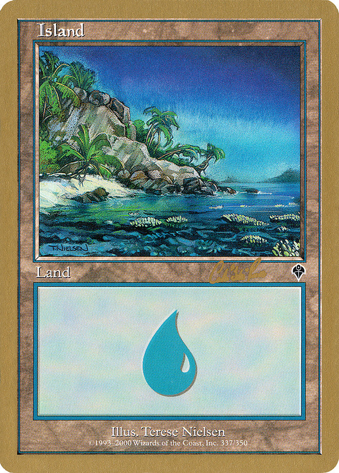 Island (cr337) (Carlos Romao) [World Championship Decks 2002] | Devastation Store