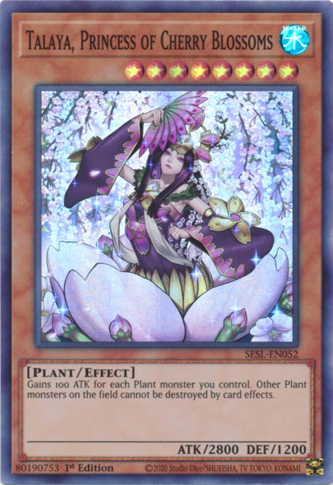Talaya, Princess of Cherry Blossoms [SESL-EN052] Super Rare | Devastation Store