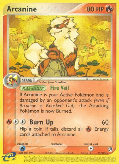 Arcanine (15/100) [EX: Sandstorm] | Devastation Store