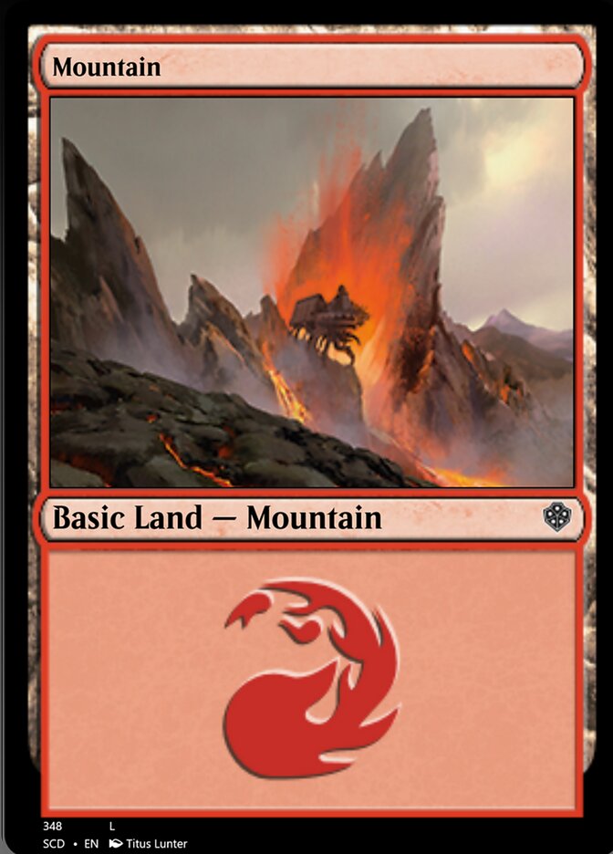 Mountain (348) [Starter Commander Decks] | Devastation Store