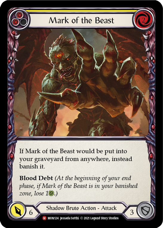 Mark of the Beast [MON124] 1st Edition Normal - Devastation Store | Devastation Store