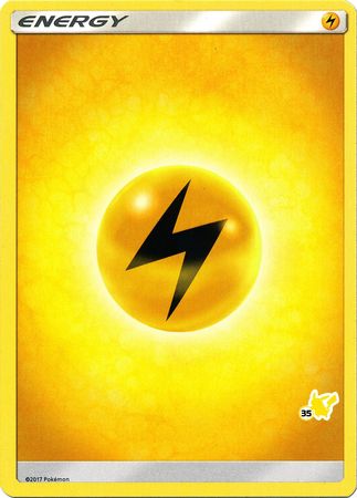 Lightning Energy (Pikachu Stamp #35) [Battle Academy 2020] | Devastation Store