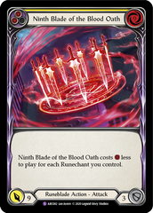 Ninth Blade of the Blood Oath [ARC082] Unlimited Edition Rainbow Foil - Devastation Store | Devastation Store
