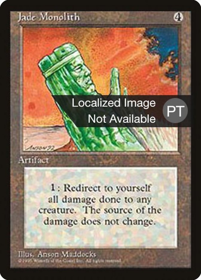 Jade Monolith [Fourth Edition (Foreign Black Border)] | Devastation Store