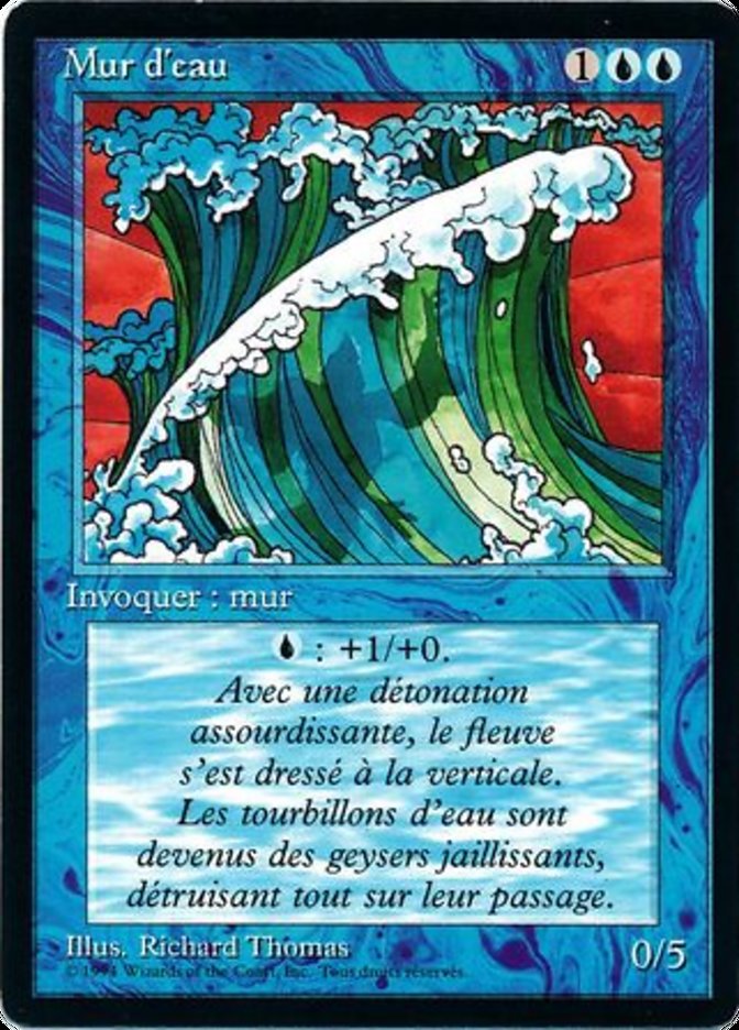 Wall of Water [Foreign Black Border] | Devastation Store