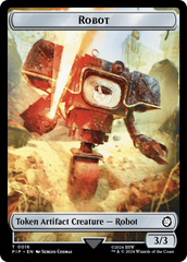 Robot // Food (0014) Double-Sided Token [Fallout Tokens] | Devastation Store