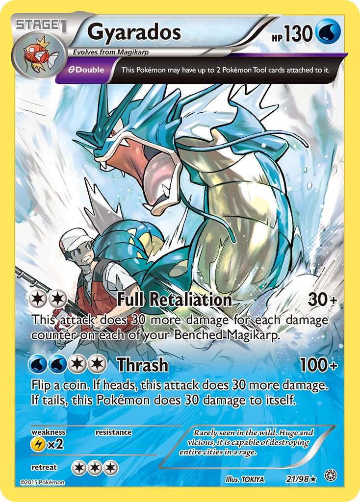 Gyarados (21/98) (Cosmos Holo) (Theme Deck Exclusive) [XY: Ancient Origins] | Devastation Store