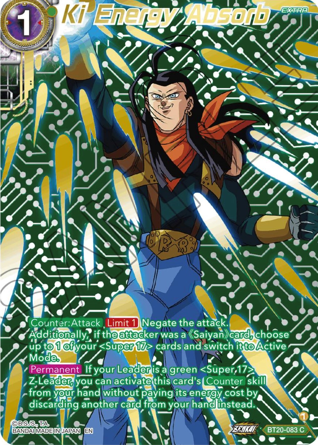 Ki Energy Absorb (Gold-Stamped) (BT20-083) [Power Absorbed] | Devastation Store