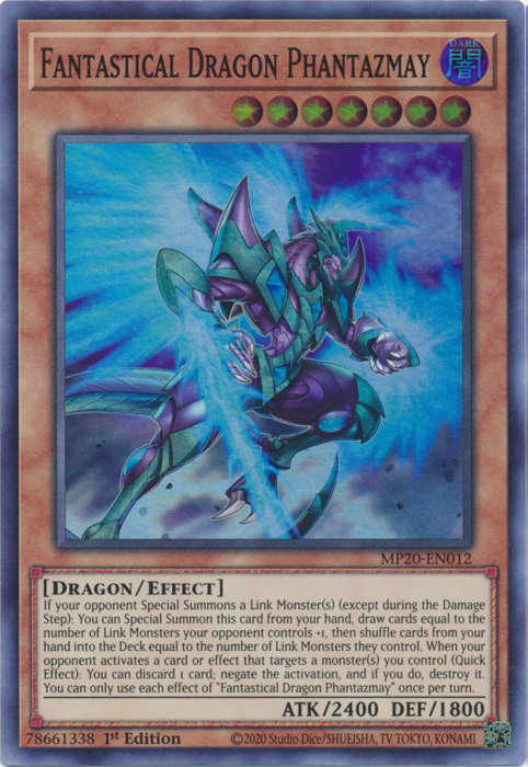 Fantastical Dragon Phantazmay [MP20-EN012] Super Rare | Devastation Store