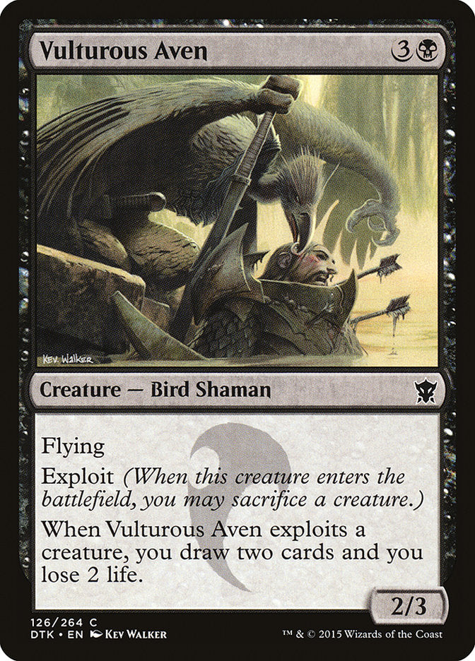Vulturous Aven [Dragons of Tarkir] | Devastation Store
