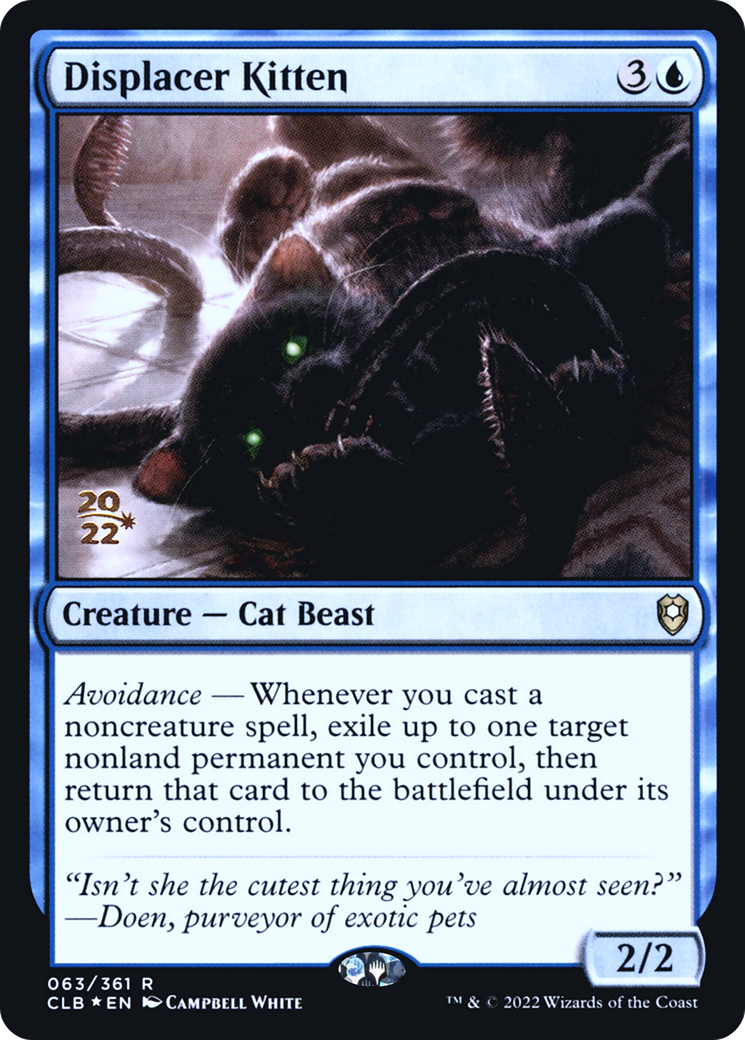 Displacer Kitten (Promo Pack) [The Lost Caverns of Ixalan Promos] | Devastation Store