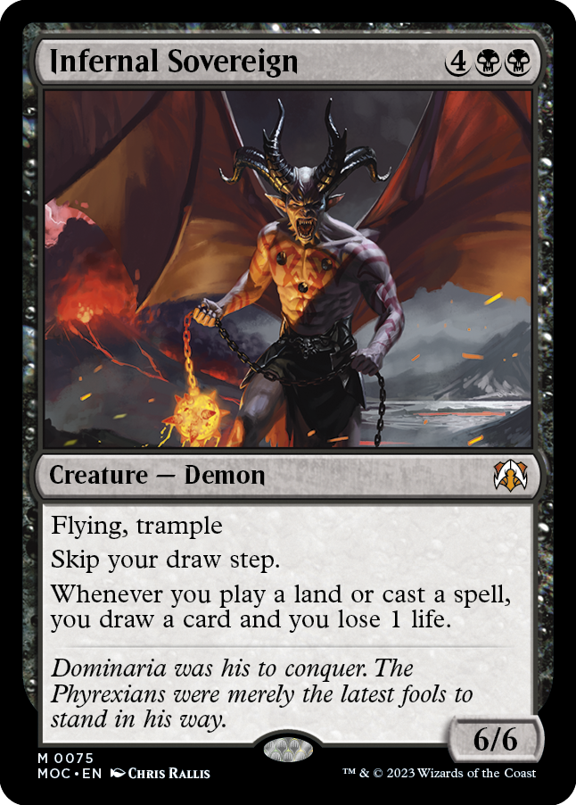 Infernal Sovereign [March of the Machine Commander] | Devastation Store