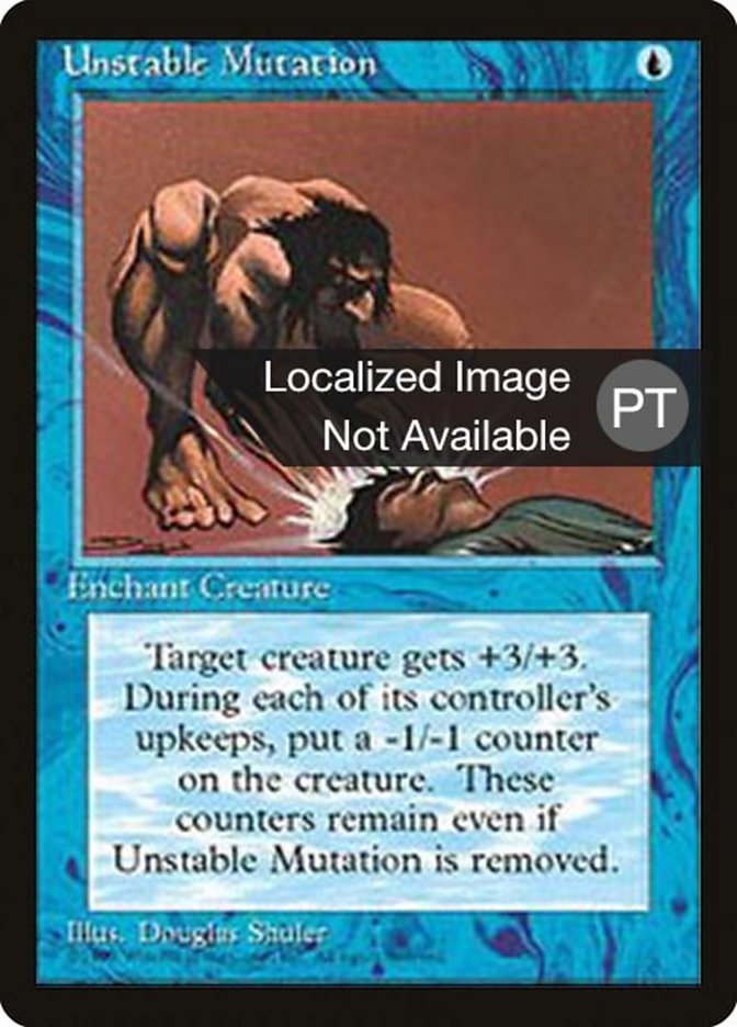 Unstable Mutation [Fourth Edition (Foreign Black Border)] | Devastation Store