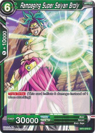 Rampaging Super Saiyan Broly [BT1-075] | Devastation Store